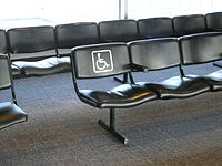 O'Hare - chair for handicapped.JPG